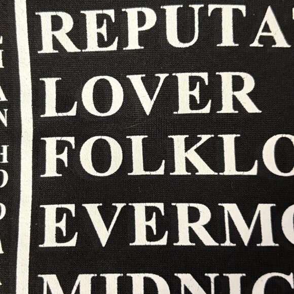 Taylor Swift The Eras Tour Hoodie Black Women’s Medium Graphic Concert Merch - Picture 8 of 8